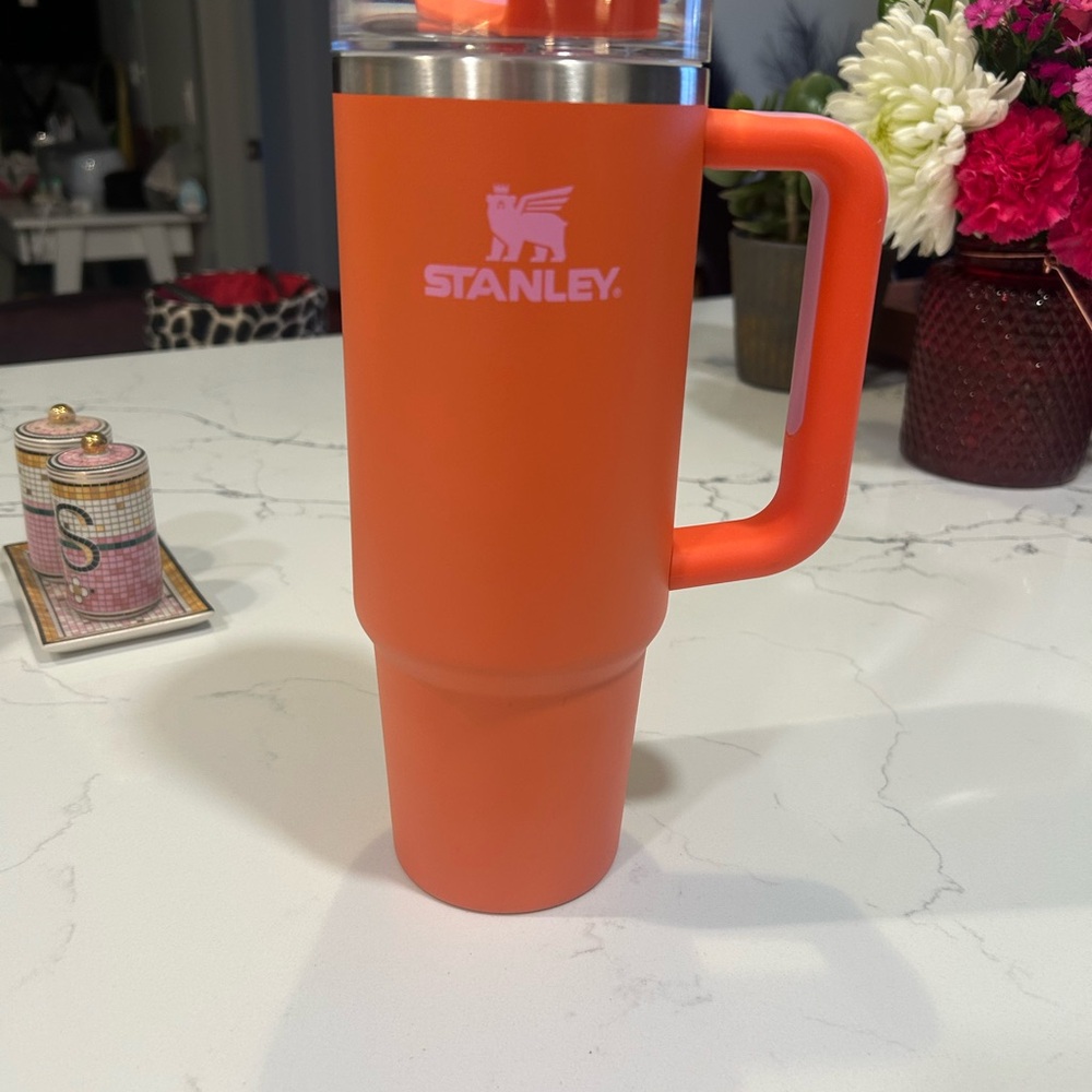 Stanley Vibrant Orange Travel Tumbler